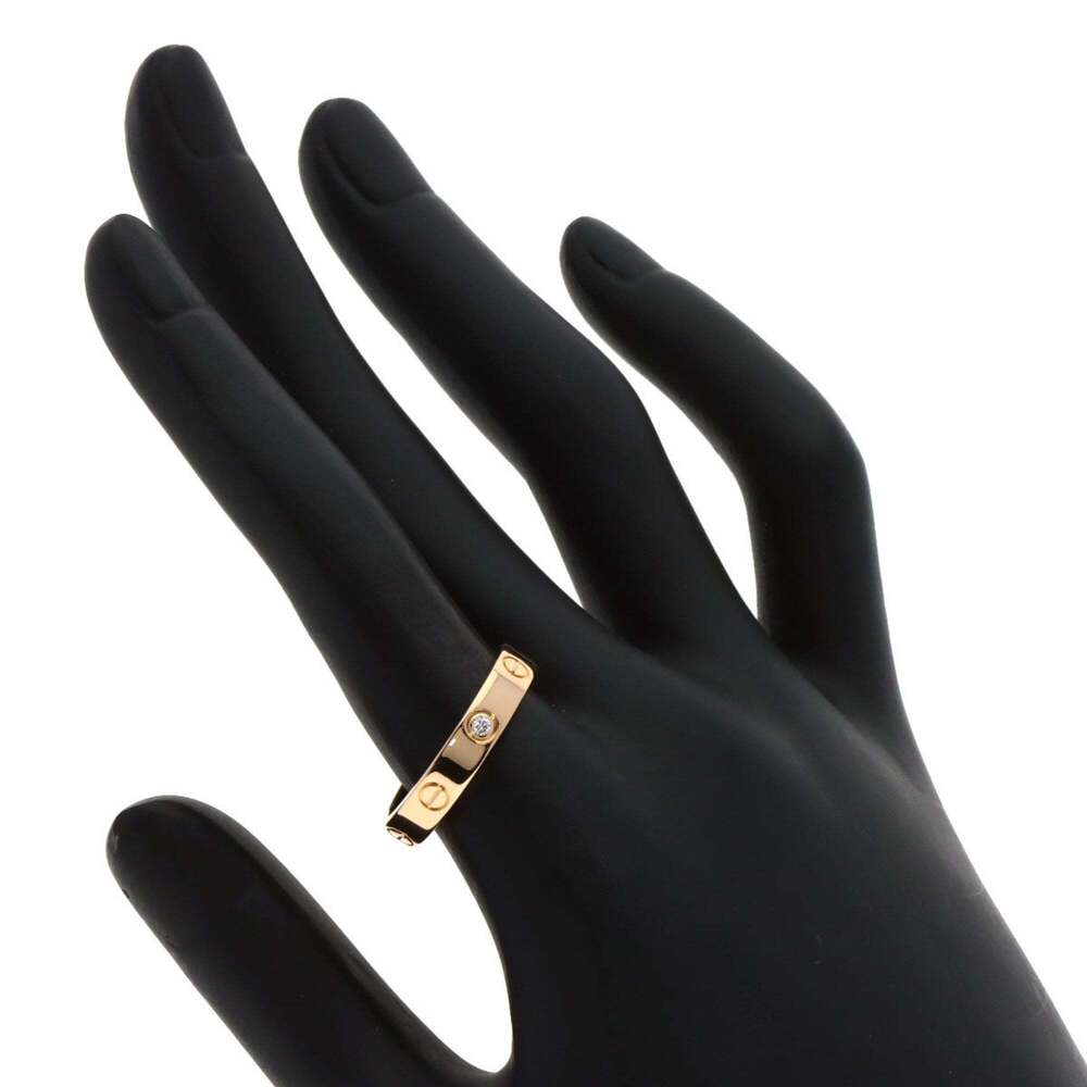 CARTIER Authentic 18k Gold Diamond Love Ring #56 - Picture 6 of 7